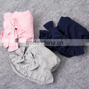 Wholesale Design Baby Girls Pant, Hot Cheap Lastest Girls 3/4 Ruffle Pants thumbnail-2