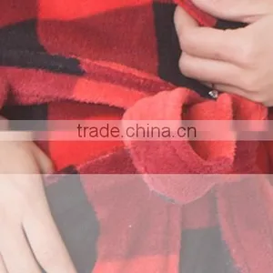 Top Quality Hotel Bathrobes uk for Sale, Woman Clothing Fluffy Coral Fleece Bathrobe thumbnail-5