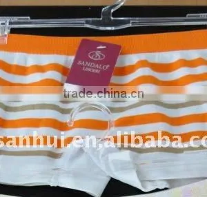 Stripe Ladies Seamless Boyshort Panties thumbnail-1