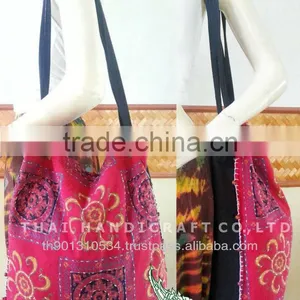 Thai Embroidered Hand Bag Tote Bag thumbnail-1