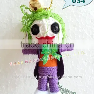 Handmade Keychains Keyrings Voodoo Doll String Accessories Bag Gifts thumbnail-1