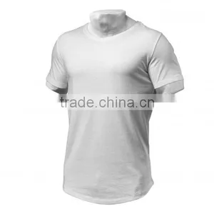 Plain Round Neck Tshirt 95 Cotton 5 Elastane Tshirt New Style Basketball Jersey thumbnail-3
