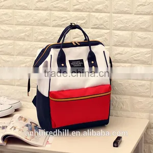 R1877H Wholesale High Quality Canvas Backpack/Custom Rucksack/school Bag thumbnail-1