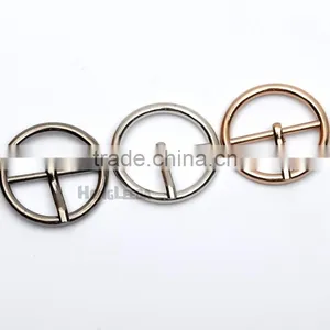 25mm 1inch Metal Alloy Pin Buckle Big Round Belt Bag Buckles Nickle,black,gold Colors BK-085 thumbnail-4