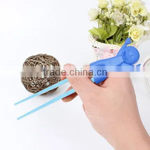 Children Kids Baby Beginner Cartoon Style Easy Fun Learning Training Helper Chopsticks Random Color thumbnail-6