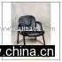POWDER COATED LEATHER GUEST CHAIR thumbnail-1