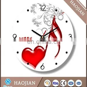 Sublimation Tempered Smooth Surface Glass Clock With Hands and Mechanism thumbnail-5