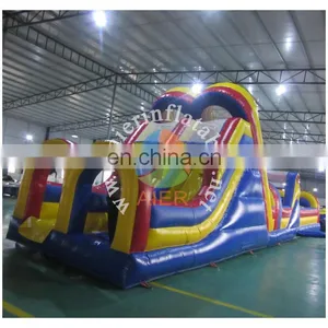 Factory Price Double Tunnels Inflatable Obstacle Course for Sale, Giant Inflatable Obstacle thumbnail-1
