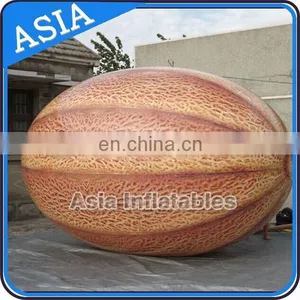 Low Price Hami-melon Oval Helium Pvc Balloon for Advertising or Show With Logo thumbnail-1