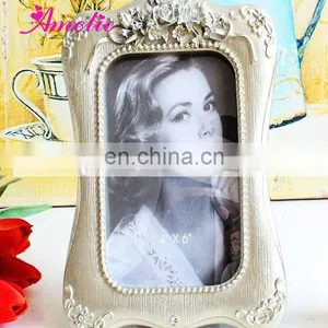 A0123 Wholesale Resin Classic European Style Silver Picture Frame 6*4 thumbnail-1