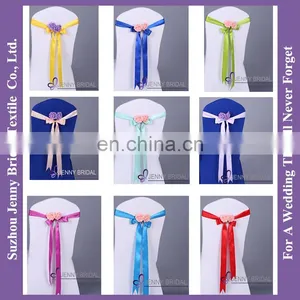 SH089A Christmas Chair Sash Christmas Celebrate it Ribbon thumbnail-1