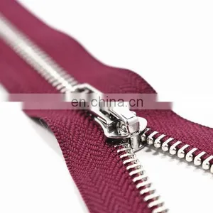10cm-20cm 100pcs Close-End Metal Zippers With Pearl Slider, Multi-color #5 Zipper thumbnail-5