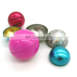 Christmas Empty Gift Tin Ball,candy Packing Tin Ball thumbnail-5