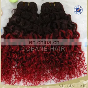 Afro Kinky Curly Weaving Hair Curly Red Weave Hair thumbnail-1