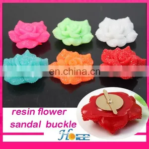 Fashion Flower Flip Flop Accessories Sandal Rhinestone Decoration Cheap Shoe Accessory thumbnail-1