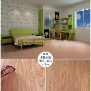 Environmental Vinyl Waterproof PVC SPC Flooring For Indoor Thickenss 4.2mm thumbnail-2