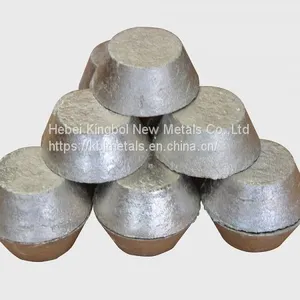 Aluminium Strontium Alloy AlSr5 AlSr10 AlSr15 Rod Coil Stick Wire Cup Ingot Waffle Plate thumbnail-2