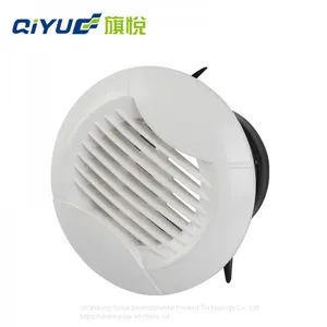 Hot Sale ABS Plastic Round Air Vent Ceiling Waterproof Air Grille Vent Air Grill Vent For Interior Doors thumbnail-1