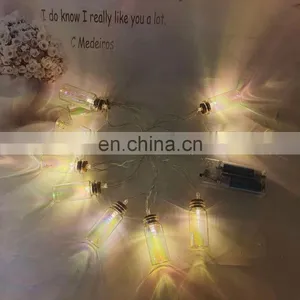 Wholesale High Quality Holiday Decoration Grass Bottle Battery Operated Led Wishing Bottle String Fairy Light For Party Home thumbnail-4