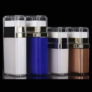 Cosmetic Skin Facial Treatment Essence Lotion Cream Bottle With Pump , Unique Sustainable Cosmetic Beauty Packaging Jars thumbnail-4