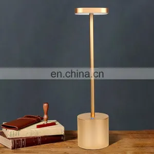 Customed Logo Modern Design Waterproof IP54 Restaurant Bar Cordless Led Table Lamp Usb Rechargable Out Lamp thumbnail-2