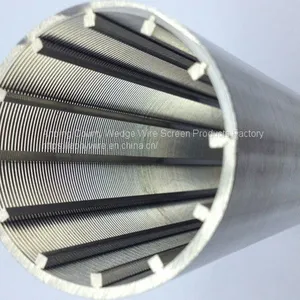 Stainless Steel Water Well Screen , Dewatering Well Screen Pipe thumbnail-4