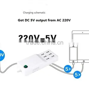 Hot New Products for 2015 6 Port Usb Charger,5V 12A Usb Wall Charger,6 Usb Universal Charger,wall Charger thumbnail-3