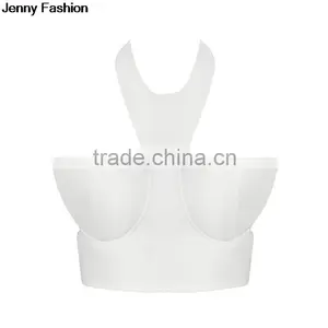 Summer Dress Jenny Fashion 2016 New Halter Beige Black White Sey Bandage Fashion Crop Top Bandage Bodycon Women Wearing thumbnail-3