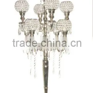 Aluminum Wedding Candelabra With Silver Finish thumbnail-6