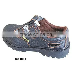 Hot Selling Cow Split Leather Safety Shoe SS001 thumbnail-1