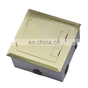 Stainless Steel Under Ground Power and Data Floor Socket Box thumbnail-2