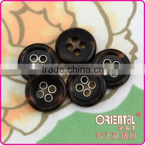 4holes Dark Brown Real Urea Suit Buttons thumbnail-1