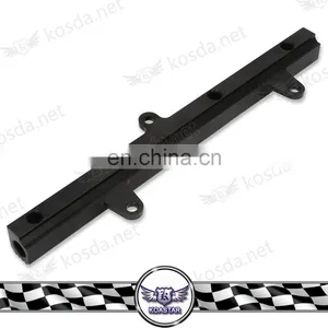 High Pressure Racing Aluminum Black Fuel Injector Rail Kit for SR20 S13 thumbnail-4
