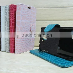 Card Slot Croco Leather Case for Samsung Galaxy S4/i9500 thumbnail-1