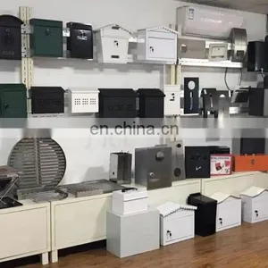 Metal Mailboxes Residential Outdoor Decor Stainless Steel Antique Mailbox Parcel Post Drop Box thumbnail-5