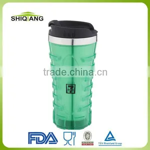 450ml Double Wall Auto Tumblers With Colorful Plastic Outer Shell thumbnail-1