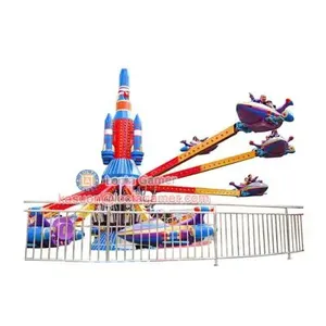 Guangdong Zhongshan Tai Le Play Children Outdoor Large-scale Play Equipment Hydraulic Automatic Control Rotary Aircraft Lift Manufacturers thumbnail-2