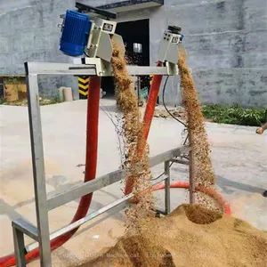 Mobile Grain Loading Machine a New Type of Tube Screw Conveyor Mounted Rubber Tube Grain Suction Machine thumbnail-2
