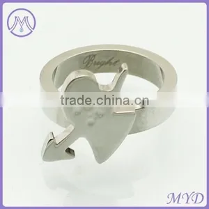 Infinity Band Custom Ring Stainless Steel Round Ring thumbnail-3