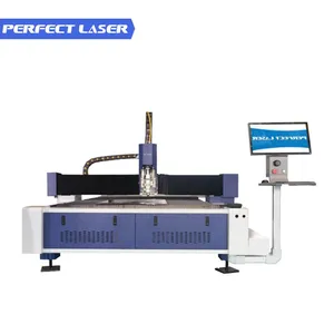 High Power 3kw 6kw Cnc Laser Cutter Fiber Laser Cutting Machine for Stainless Steel Carbon Steel Aluminum Cutting thumbnail-1
