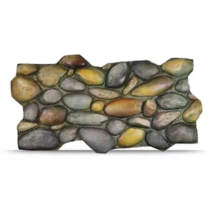 Pu Faux Decorative Turtle Artificial Stone Siding Panels for Villa Wall Cladding thumbnail-1