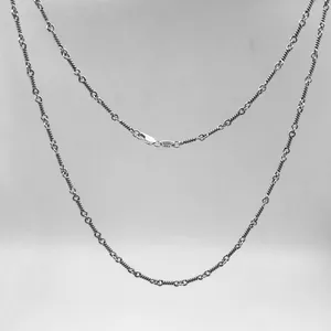 Creative Gothic Thorn Necklace Retro Barbed Wire Collarbone Chain Punk Unisex Jewelry Holiday Party Gift Men Women Accessories thumbnail-3
