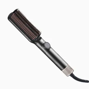 Cold and Hot Air Straight Hair Comb/hair Care Anti Scald Comb/tooth Fluffy Comb（Wechat:13510231336） thumbnail-1