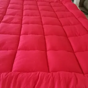 Solid Microfiber Quilt Full Queen King Quilt Sets Polyster Comfoter thumbnail-1