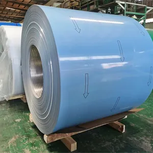 High Weather Resistance PPGL Color Coated Galvalume Steel Coil Prepainted Metal Coil For Construction thumbnail-1