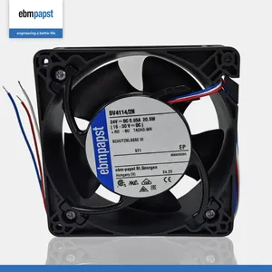 DV4114/2N DC Electric Duct Axial Fan Ball Aluminum Housing Grounding Lug 24V 20.5W 280m/h Low Noise Black CCC/CE/ISO for Air thumbnail-4