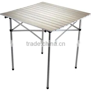 Heavy Duty Silver Aluminium Foldable Camping Table thumbnail-2