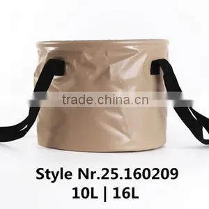 2016 Folding Bucket Pvc Tarpaulin Fishing Portable Outdoor Dustbin With Two Handles thumbnail-5