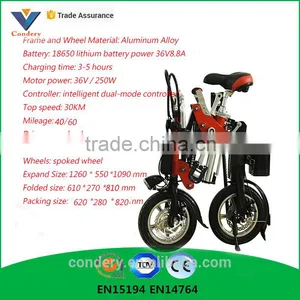 12 Inch Electric Bike 250W Electric Bicycle Folding Electric Bike EN15194 EN14764 Accept OEM thumbnail-2