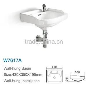 Sanitary Ware White Ceramic Modern Wash Basin thumbnail-2